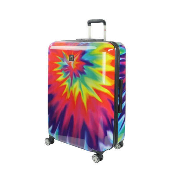 FUL 28in. Tie-Dye Swirl Expandable Rolling Spinner - image 