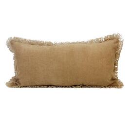 Your Lifestyle Tartan Fringed Decorative Pillow - 11x22