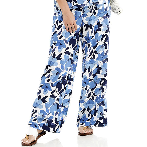 Womens Architect&#40;R&#41; Printed Pull On Wide Leg Pants - image 