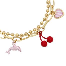 Betsey Johnson Dolphin Charm Stretch Bracelet