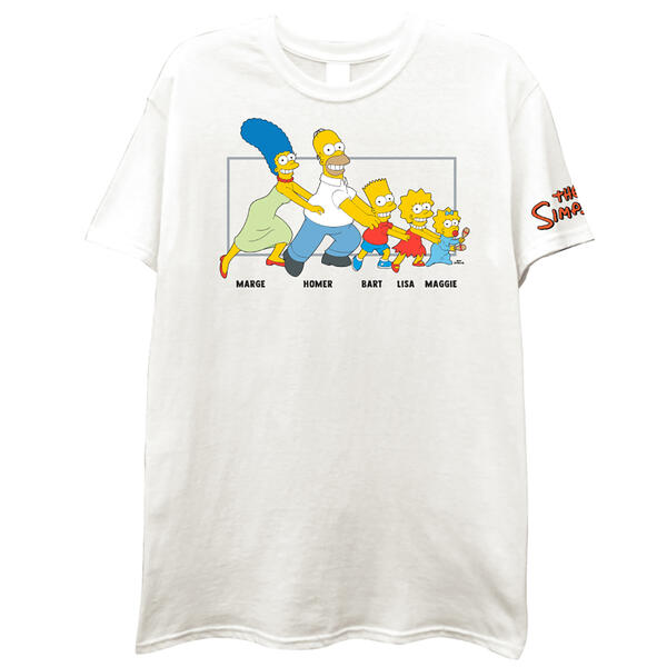 Young Mens The Simpsons Short Sleeve Graphic T-Shirt - image 
