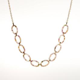 Ashley Cooper&#40;tm&#41; Gold-Tone Multi Color Links Long Necklace