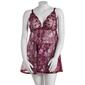Plus Size Spree Intimates Lace and Mesh Babydoll - image 1