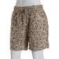 Womens Royalty 5in. Cuffed Shorts w/Pockets-Natural/Brown - image 1