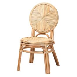 bali & pari Carita Modern Bohemian Natural Rattan Dining Chair