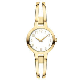 Womens Gold-Tone White Dial Watch - 14999G-07-H27