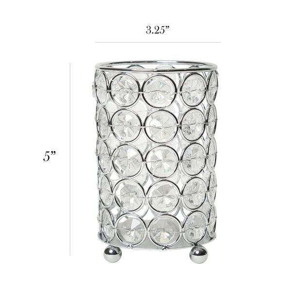 Elegant Designs&#8482; Elipse Crystal 5in. Decorative Vase