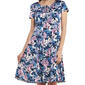Womens Sami & Jo Short Sleeve Floral Lace Fit & Flare Dress - image 3