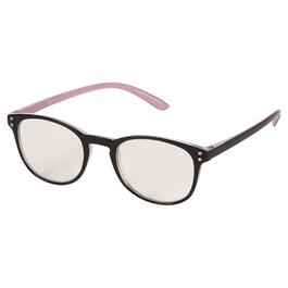Womens O by Oscar Rounded Square w/Round Rivets Reader Glasses