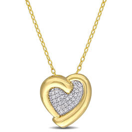 Diamond Classics&#40;tm&#41; Diamond Heart Necklace