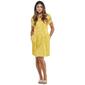 Womens Connected Apparel Short Sleeve Lace Pocket Dress - image 1
