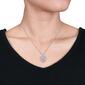 Diamond Classics&#8482; Sterling Silver Diamond Heart Necklace - image 4