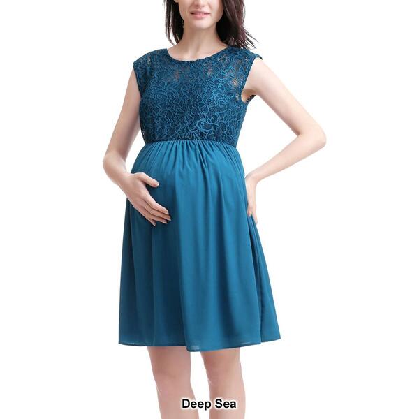 Womens Glow &amp; Grow® Lace Maternity Sheath Dress