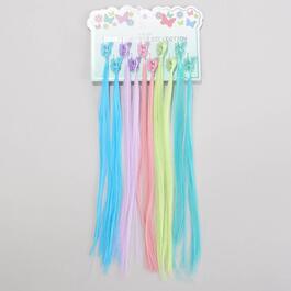 Girls Capelli New York 10pc. Butterfly Shape Faux Hair Claw Clips