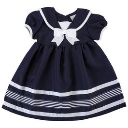 Toddler Girl Rare Editions Nautical Dress