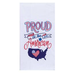 Kay Dee Proud American Embroidered Kitchen Towel