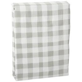 The Peanutshell Checkered Fitted Crib Sheet