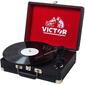 Victor Bluetooth Suitcase Turntable - Black - image 1