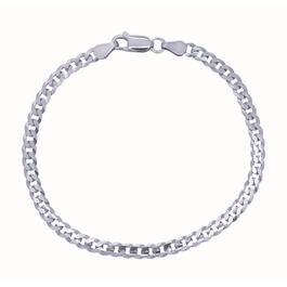 7.25in. Sterling Silver Grometta Chain Bracelet