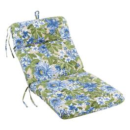 Jordan Manufacturing High Back Chair Cushion - Blue Floral