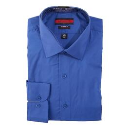Mens Architect&#40;R&#41; Fitted Stretch Dress Shirt - Sodalite Blue