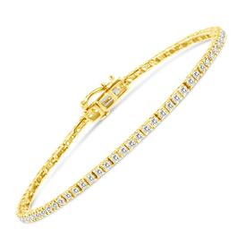 Diamond Classics&#40;tm&#41; 14kt. Yellow Gold 2cttw. Tennis Bracelet
