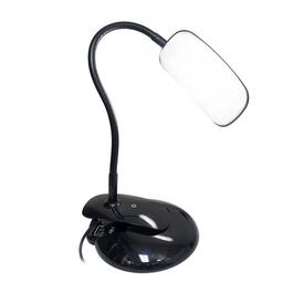 Simple Designs Black Basic Metal Desk Lamp w/Flexible Hose Neck