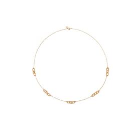 Gloria Vanderbilt Gold-Tone Rope Chain Link Strand Necklace