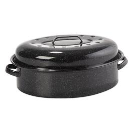 18in. Covered Oval Roaster