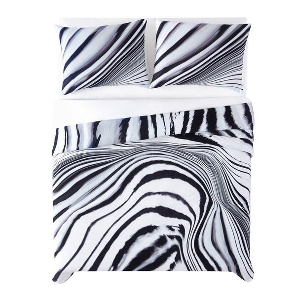 Vince Camuto Muse Zebra Print Comforter Set