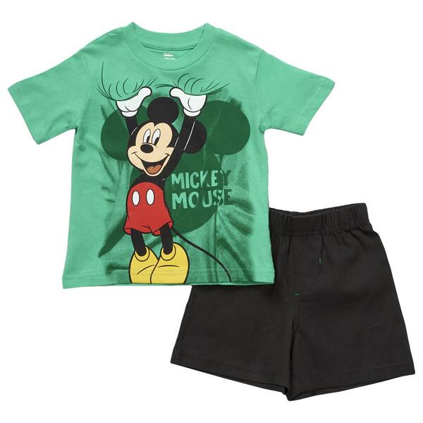 Baby Boy &#40;12-24M&#41; Disney&#40;R&#41; Mickey Mouse Top & Shorts Set - image 