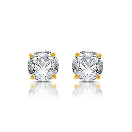 Nova Star&#40;R&#41; 1ctw. Lab Grown Diamond Prong Set Stud Earrings