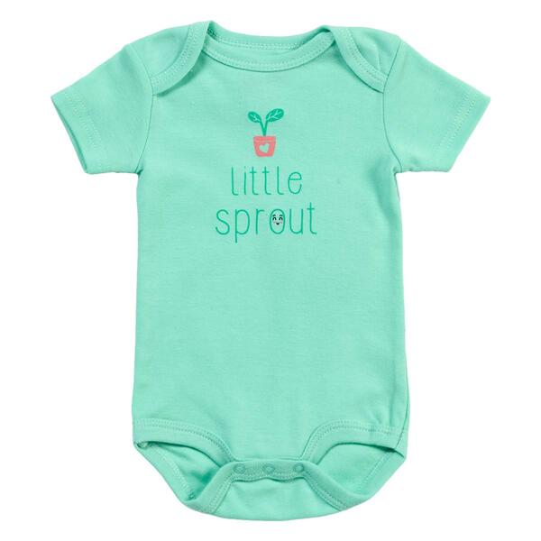 Baby Unisex &#40;NB-9M&#41; Wild Child Little Sprout Bodysuit - image 