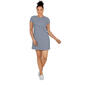 Womens Ruby Rd. Short Sleeve Asymmetric Stripe Dress - image 1