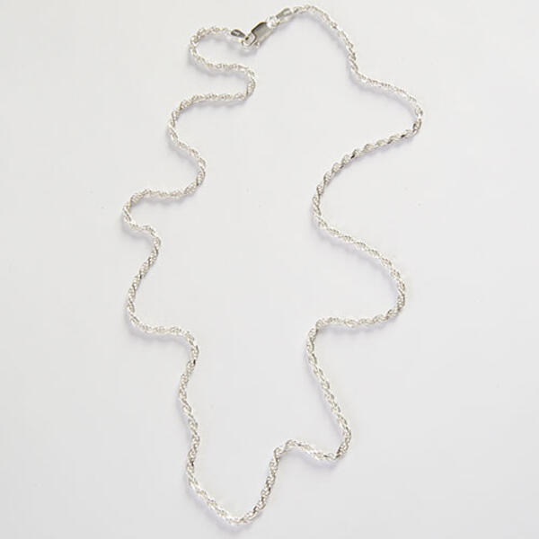 Pure 100 by Danecraft 20in. Diamond Cut Rope Necklace - image 