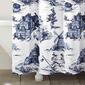 Lush D&#233;cor&#174; French Country Toile Shower Curtain - image 4