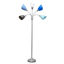Simple Designs Multi 5 Light Medusa Contemporary Gooseneck Lamp