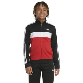 Boys &#40;8-20&#41; adidas&#40;R&#41; Color Block Tricot Jacket - Black/Red