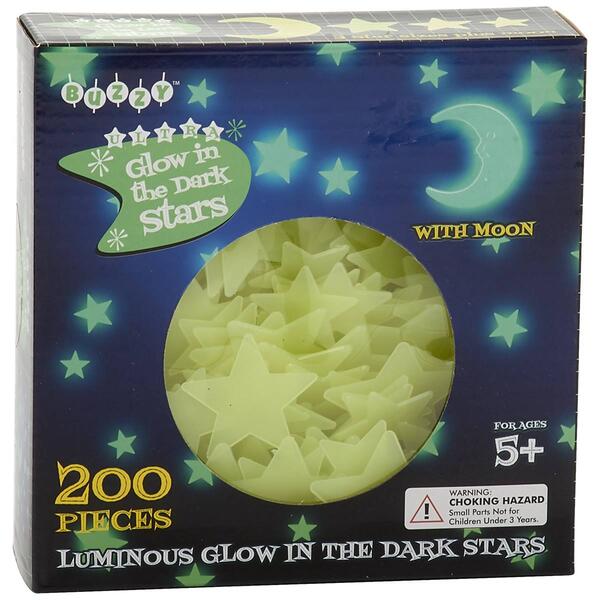 Buzzy 200pc. Glow in the Dark Stars - image 