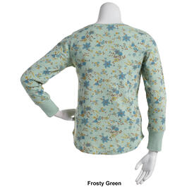 Petite Architect&#174; Long Sleeve Floral Thermal Tee