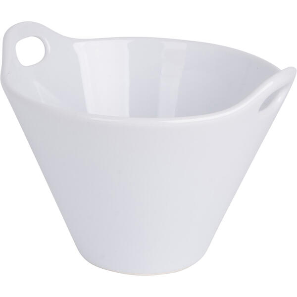 White 6in. Noodle Bowl with Handles - image 