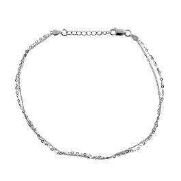 Barefootsies Double Strand Chain Link Ankle Bracelet