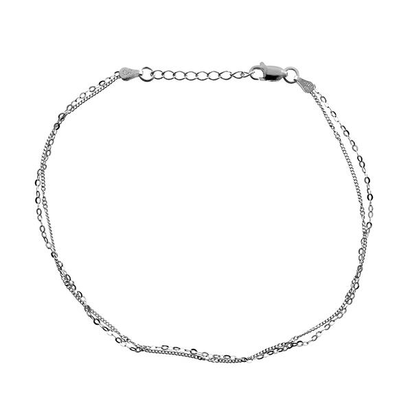 Barefootsies Double Strand Chain Link Ankle Bracelet - image 
