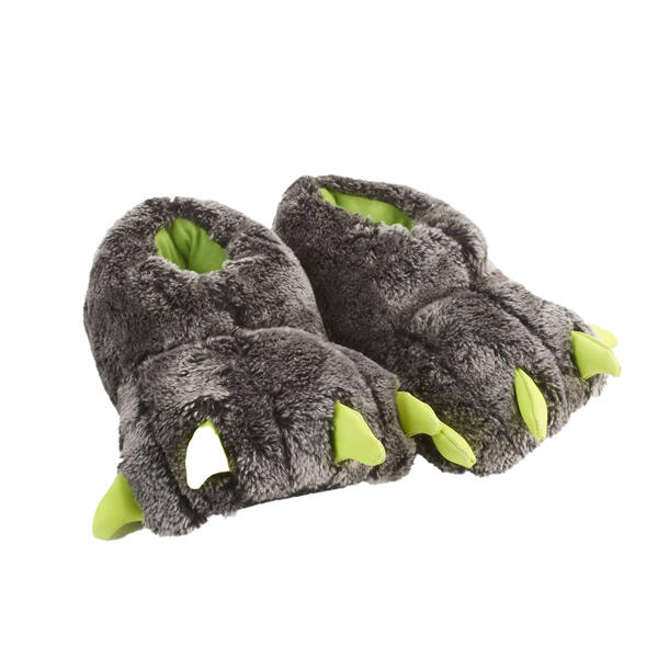 Boys Capelli New York Faux Fur Bear Claw Slippers - image 