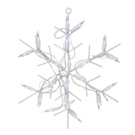 Northlight 12in. LED Snowflake Christmas Window Silhouette