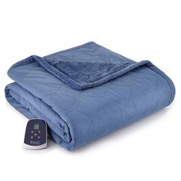 Micro Flannel&#40;R&#41; Reverse to Ultra Velvet&#40;R&#41; Heated Throw