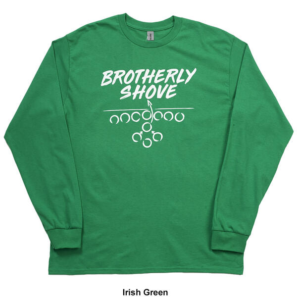 Mens Philly Brotherly Shove Long Sleeve T-Shirt