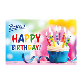 Boscov&#39;s Happy Birthday Cupcake Gift Card