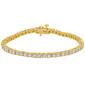 Diamond Classics&#40;tm&#41; Yellow Flash Plated Diamond Tennis Bracelet - image 1