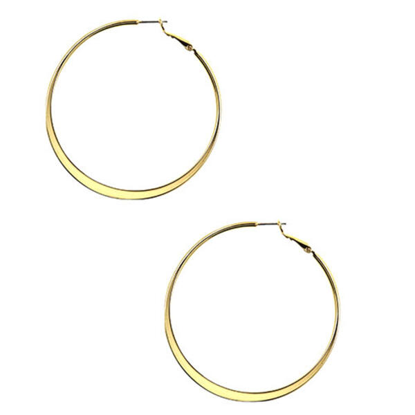 Nine West Gold-Tone Hoop Pierced Earrings - image 